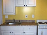 Kitchen that was part of complete basement remodel that was done in Washington DC in home on Wisconsin Avenue close to Washington National Cathedral